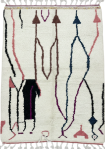 Home handmade moroccan wool rug 2.50×1.66 m | authentic berber amazigh area rug