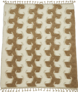 Home handmade moroccan wool rug | modern abstract berber area rug