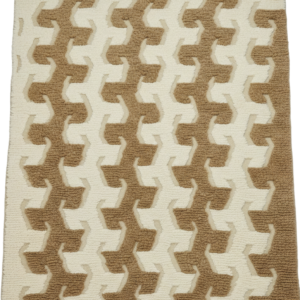 handmade moroccan wool rug | modern abstract berber area rug