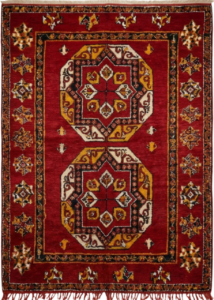 Home traditional moroccan red kilim